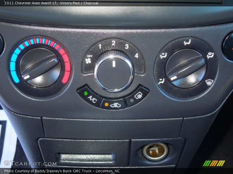 Victory Red / Charcoal 2011 Chevrolet Aveo Aveo5 LT