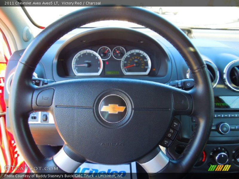 Victory Red / Charcoal 2011 Chevrolet Aveo Aveo5 LT