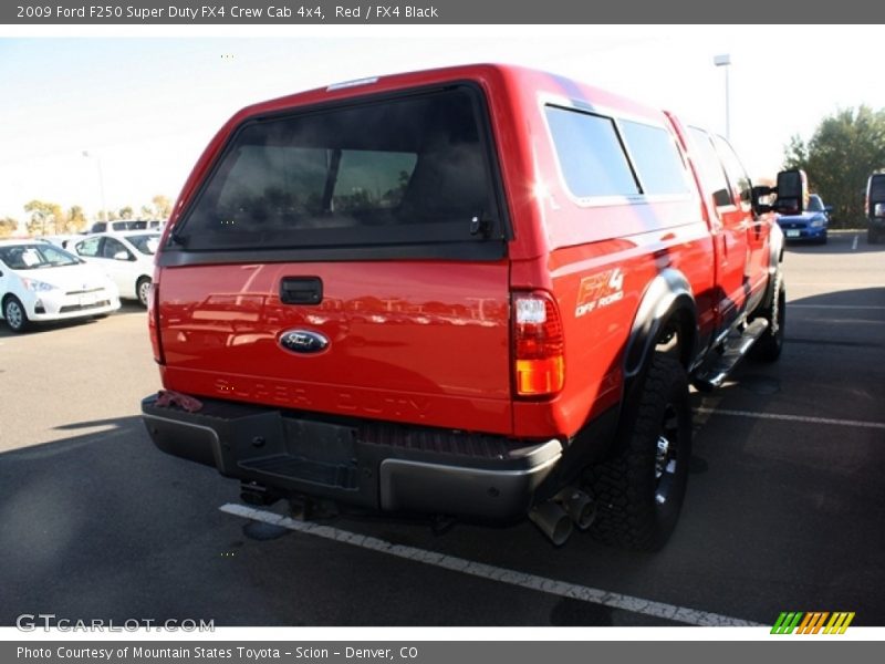 Red / FX4 Black 2009 Ford F250 Super Duty FX4 Crew Cab 4x4