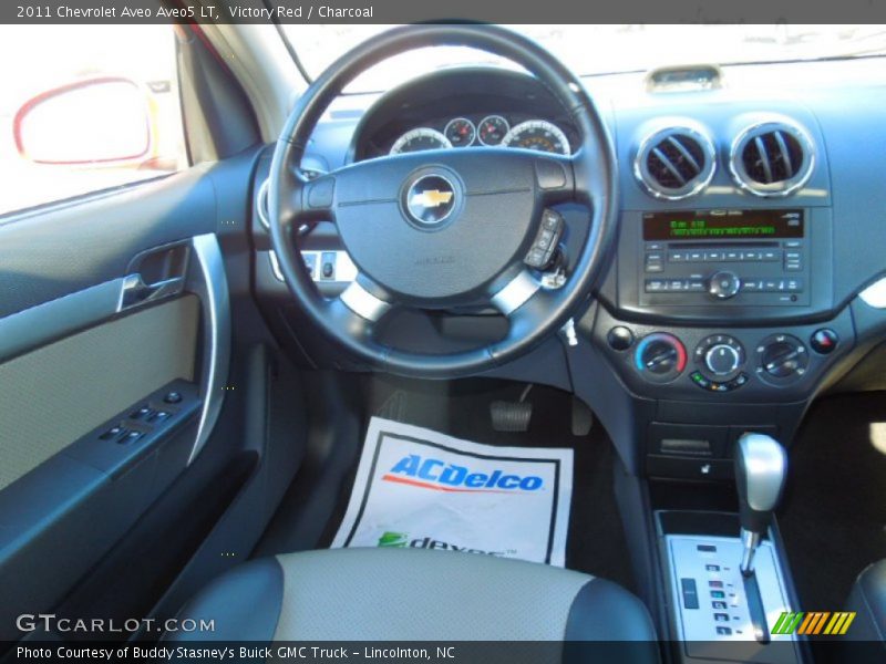 Victory Red / Charcoal 2011 Chevrolet Aveo Aveo5 LT
