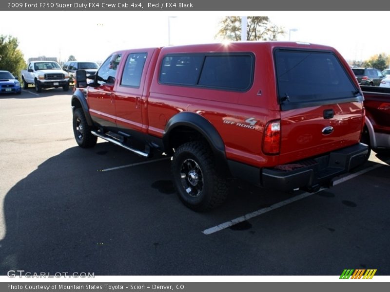 Red / FX4 Black 2009 Ford F250 Super Duty FX4 Crew Cab 4x4