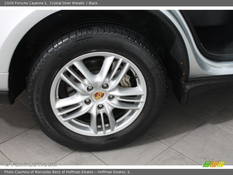 Crystal Silver Metallic / Black 2009 Porsche Cayenne S