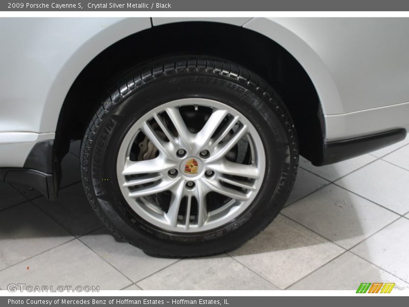 Crystal Silver Metallic / Black 2009 Porsche Cayenne S