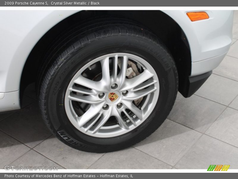 Crystal Silver Metallic / Black 2009 Porsche Cayenne S