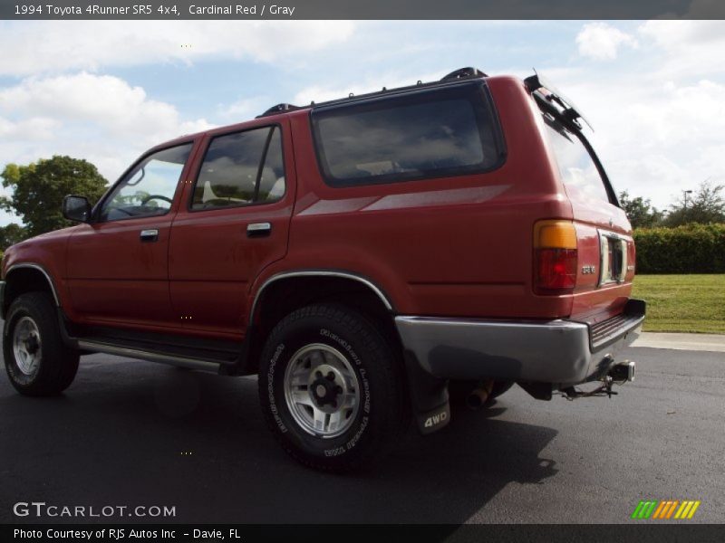 Cardinal Red / Gray 1994 Toyota 4Runner SR5 4x4
