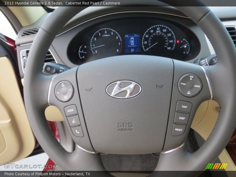  2013 Genesis 3.8 Sedan Steering Wheel