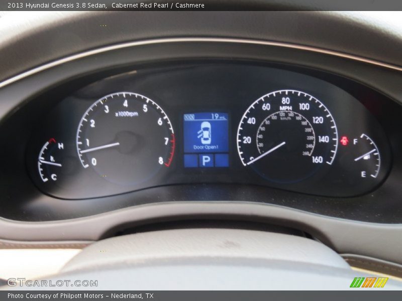  2013 Genesis 3.8 Sedan 3.8 Sedan Gauges