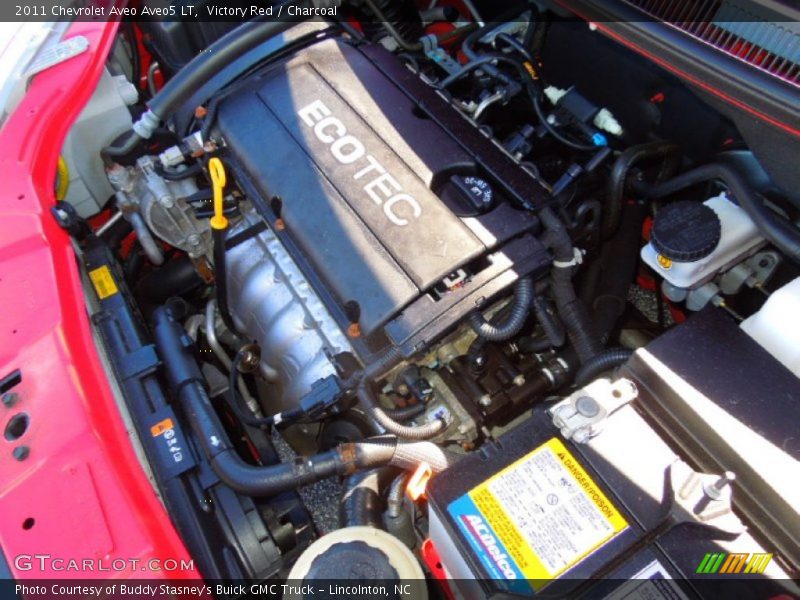 Victory Red / Charcoal 2011 Chevrolet Aveo Aveo5 LT