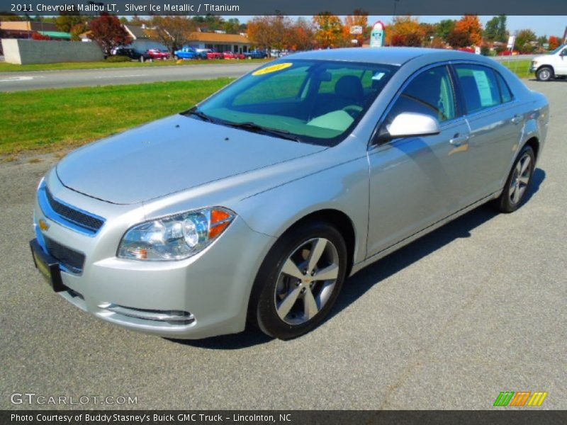 Silver Ice Metallic / Titanium 2011 Chevrolet Malibu LT