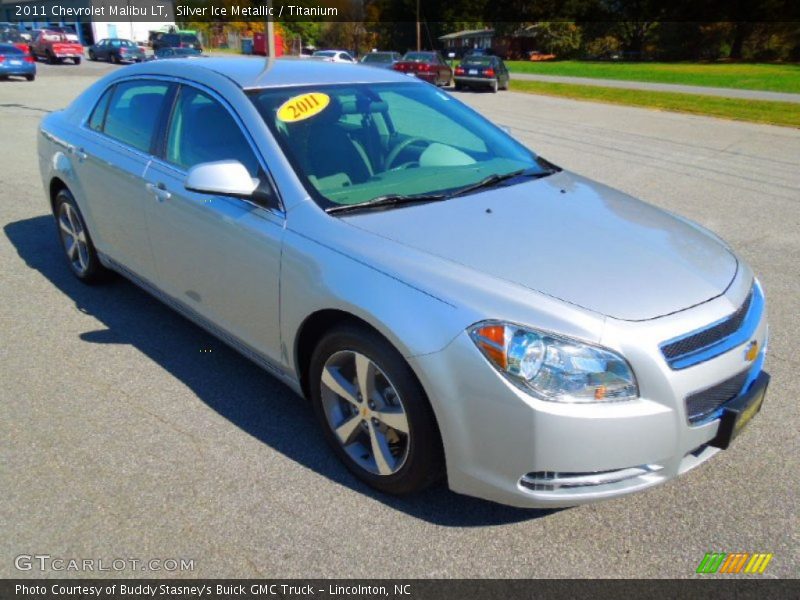Silver Ice Metallic / Titanium 2011 Chevrolet Malibu LT