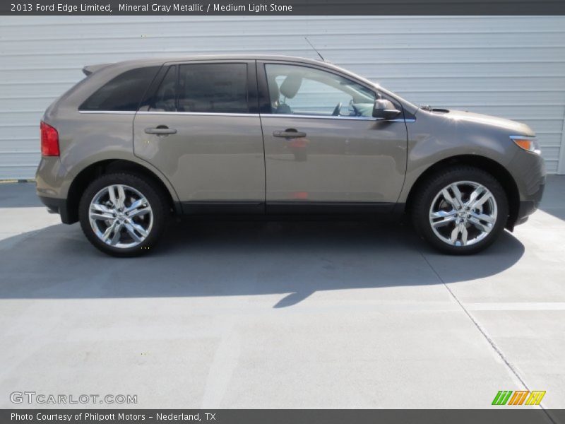 Mineral Gray Metallic / Medium Light Stone 2013 Ford Edge Limited