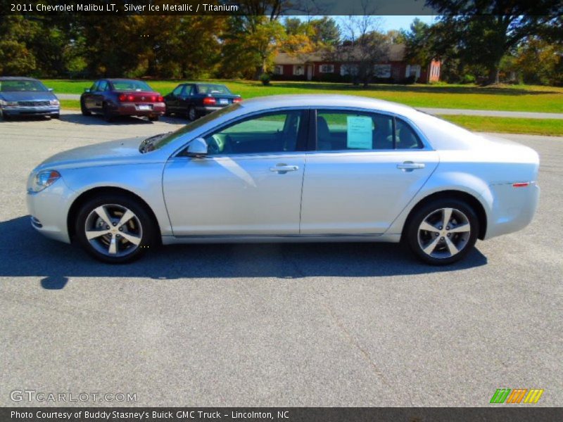 Silver Ice Metallic / Titanium 2011 Chevrolet Malibu LT