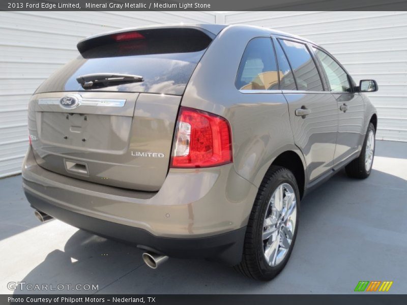 Mineral Gray Metallic / Medium Light Stone 2013 Ford Edge Limited