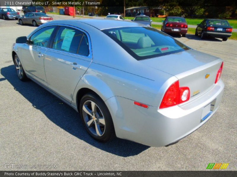Silver Ice Metallic / Titanium 2011 Chevrolet Malibu LT