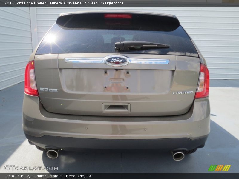 Mineral Gray Metallic / Medium Light Stone 2013 Ford Edge Limited