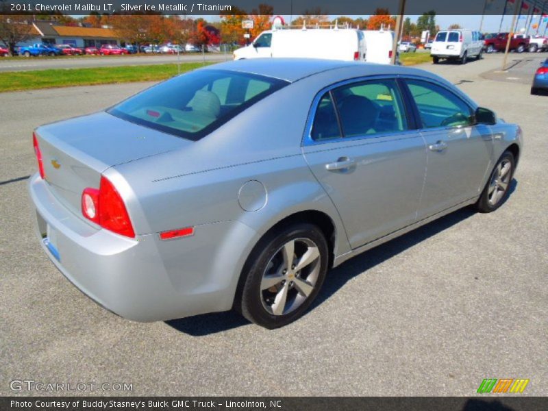 Silver Ice Metallic / Titanium 2011 Chevrolet Malibu LT