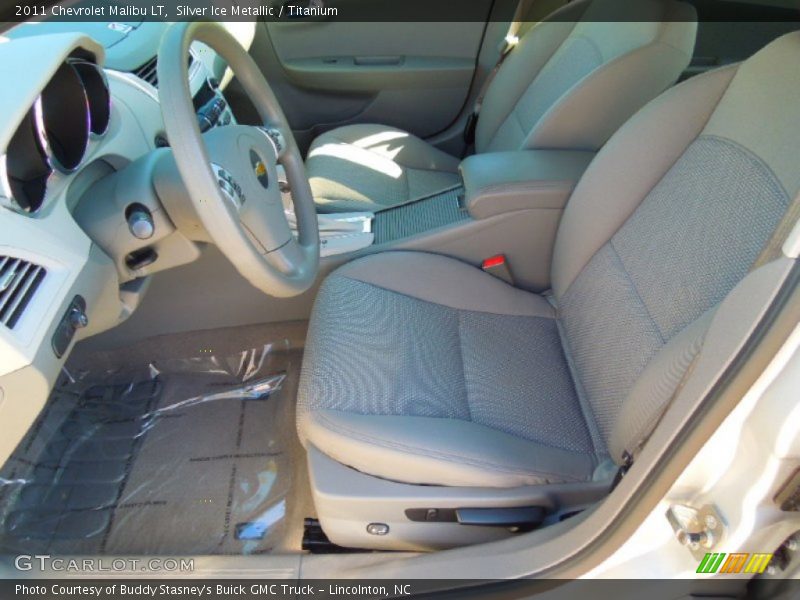 Silver Ice Metallic / Titanium 2011 Chevrolet Malibu LT