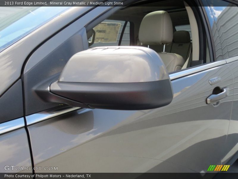Mineral Gray Metallic / Medium Light Stone 2013 Ford Edge Limited