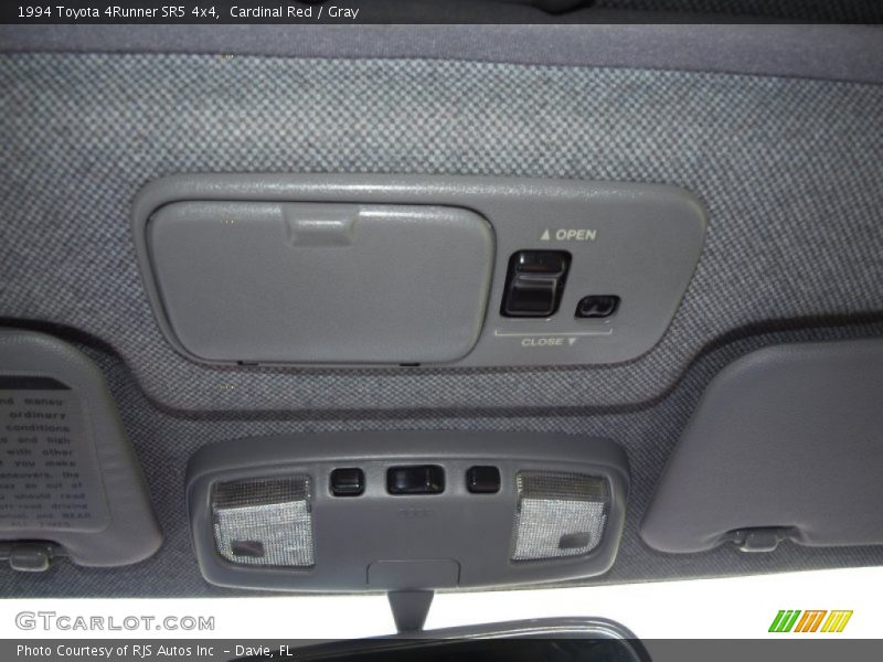 Cardinal Red / Gray 1994 Toyota 4Runner SR5 4x4