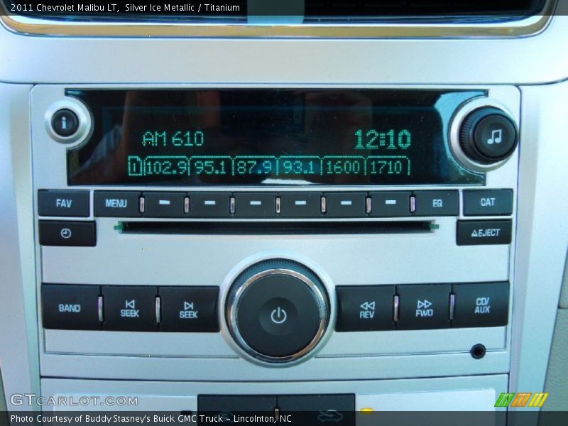 Silver Ice Metallic / Titanium 2011 Chevrolet Malibu LT