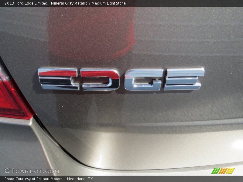 Mineral Gray Metallic / Medium Light Stone 2013 Ford Edge Limited