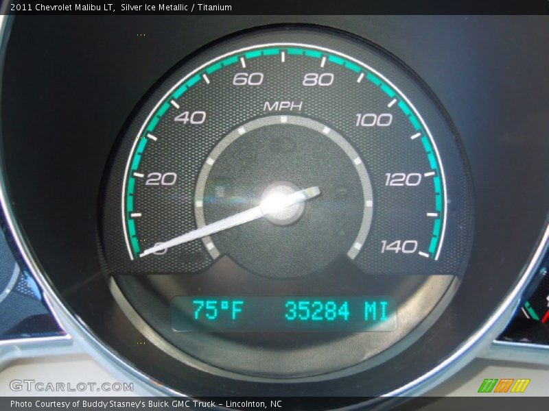Silver Ice Metallic / Titanium 2011 Chevrolet Malibu LT