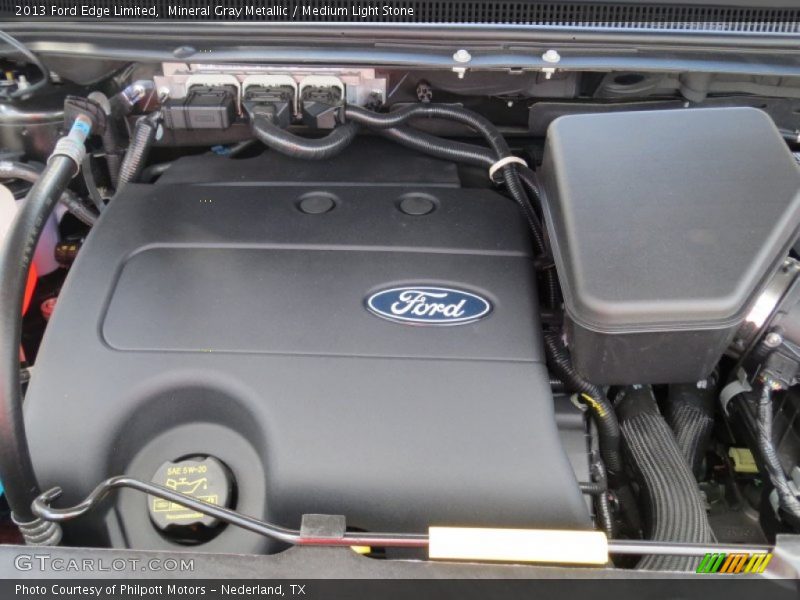 Mineral Gray Metallic / Medium Light Stone 2013 Ford Edge Limited