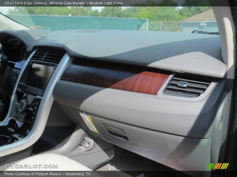Mineral Gray Metallic / Medium Light Stone 2013 Ford Edge Limited