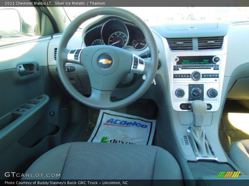 Silver Ice Metallic / Titanium 2011 Chevrolet Malibu LT