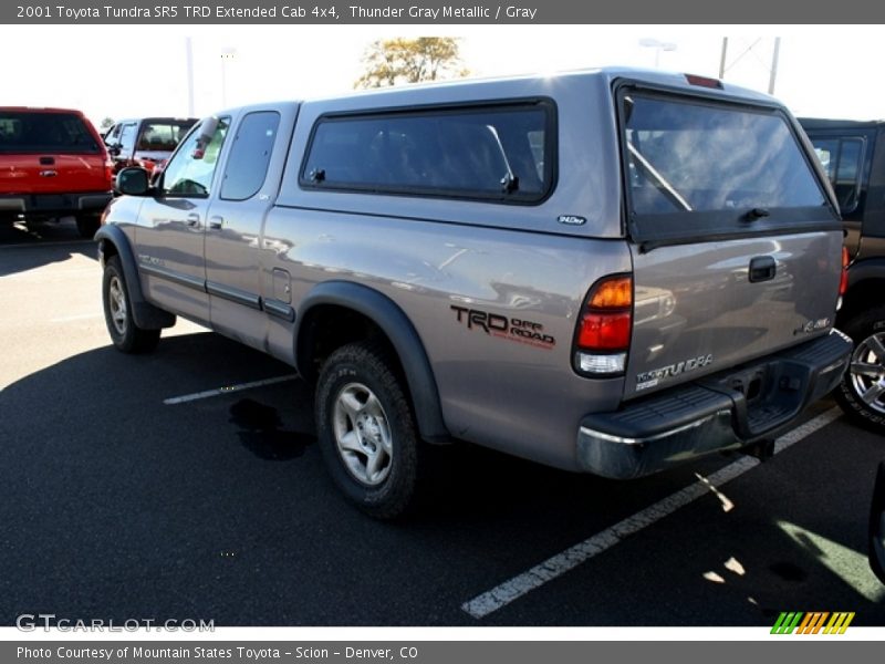 Thunder Gray Metallic / Gray 2001 Toyota Tundra SR5 TRD Extended Cab 4x4