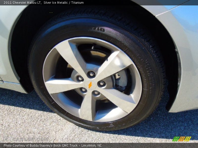 Silver Ice Metallic / Titanium 2011 Chevrolet Malibu LT