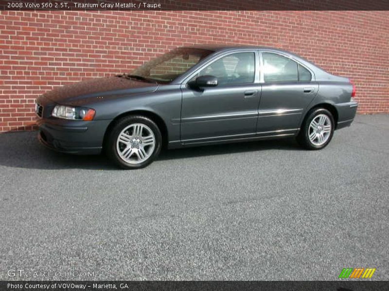 Titanium Gray Metallic / Taupe 2008 Volvo S60 2.5T