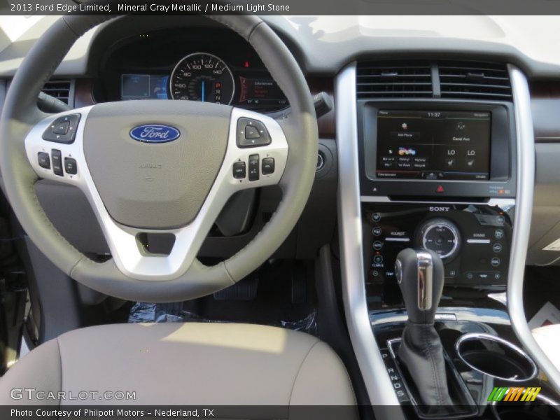 Mineral Gray Metallic / Medium Light Stone 2013 Ford Edge Limited