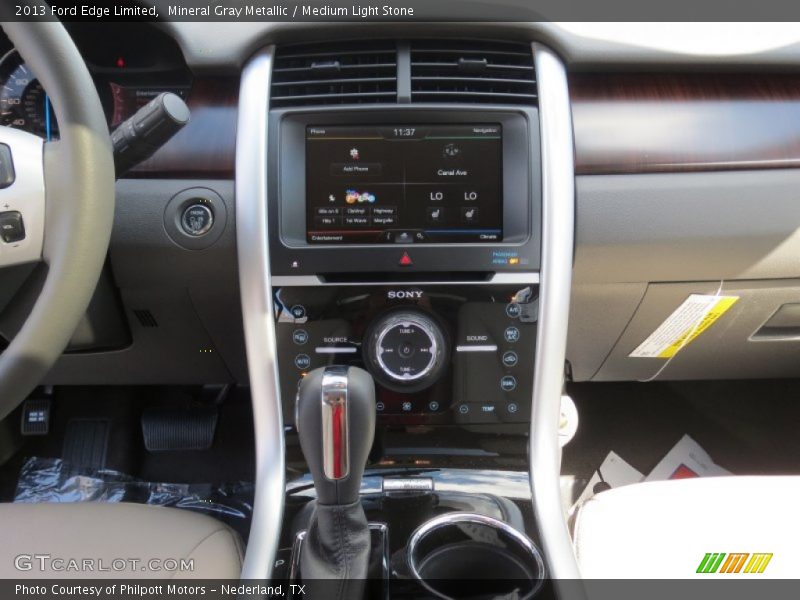 Mineral Gray Metallic / Medium Light Stone 2013 Ford Edge Limited