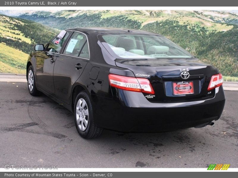 Black / Ash Gray 2010 Toyota Camry LE
