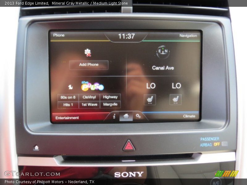 Mineral Gray Metallic / Medium Light Stone 2013 Ford Edge Limited