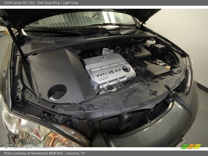 Flint Gray Mica / Light Gray 2004 Lexus RX 330