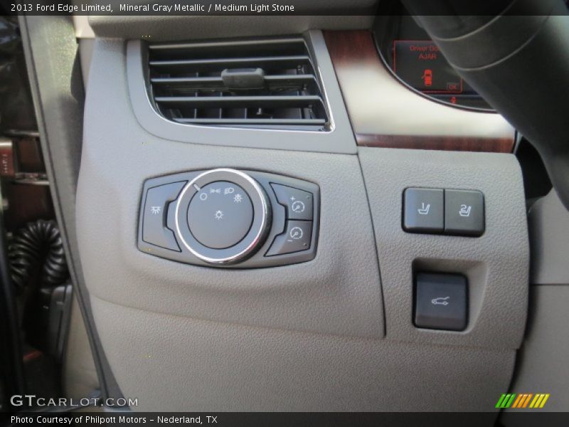 Mineral Gray Metallic / Medium Light Stone 2013 Ford Edge Limited