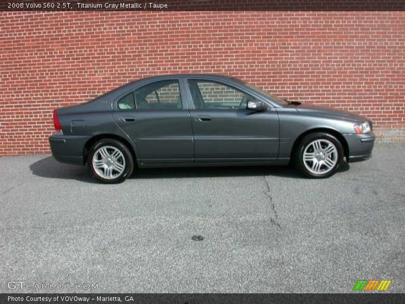 Titanium Gray Metallic / Taupe 2008 Volvo S60 2.5T