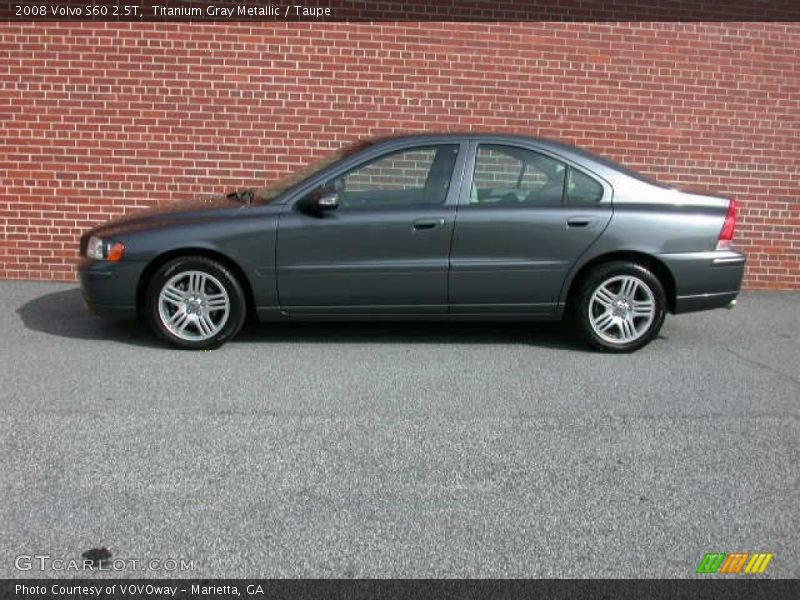 Titanium Gray Metallic / Taupe 2008 Volvo S60 2.5T