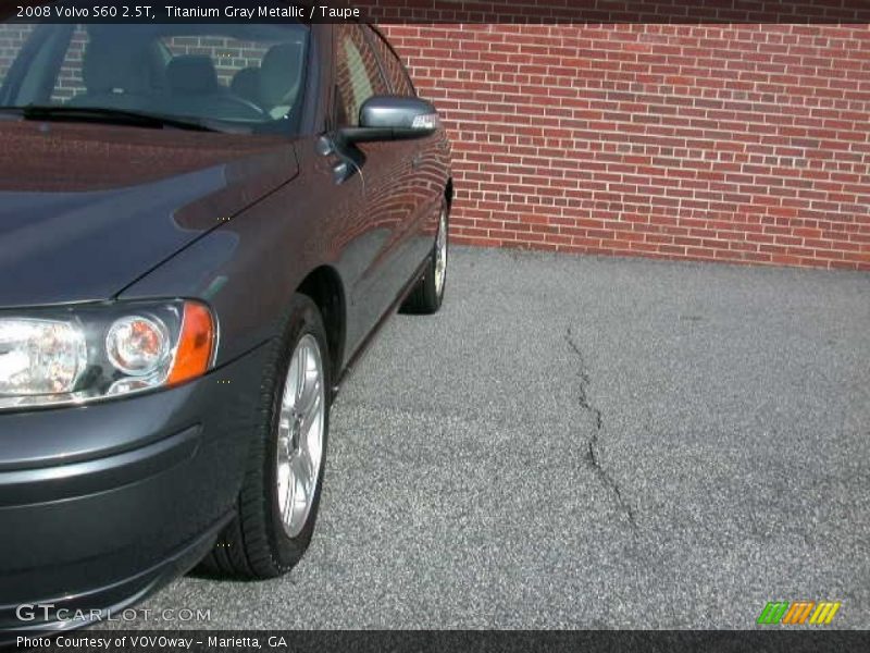 Titanium Gray Metallic / Taupe 2008 Volvo S60 2.5T