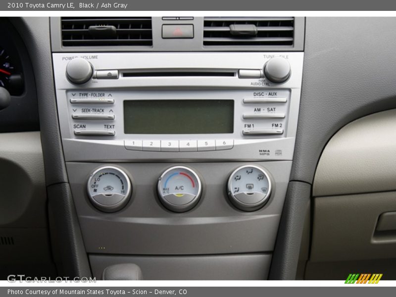 Black / Ash Gray 2010 Toyota Camry LE