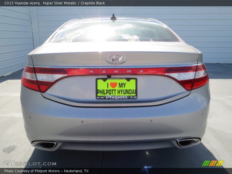 Hyper Silver Metallic / Graphite Black 2013 Hyundai Azera