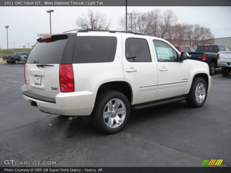 White Diamond Tintcoat / Light Tan 2011 GMC Yukon SLT