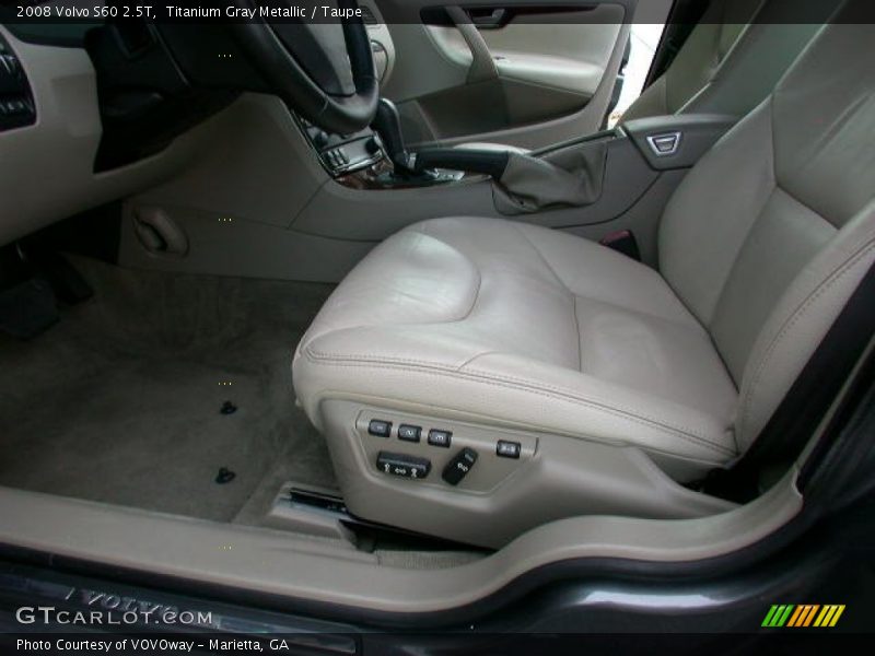 Titanium Gray Metallic / Taupe 2008 Volvo S60 2.5T