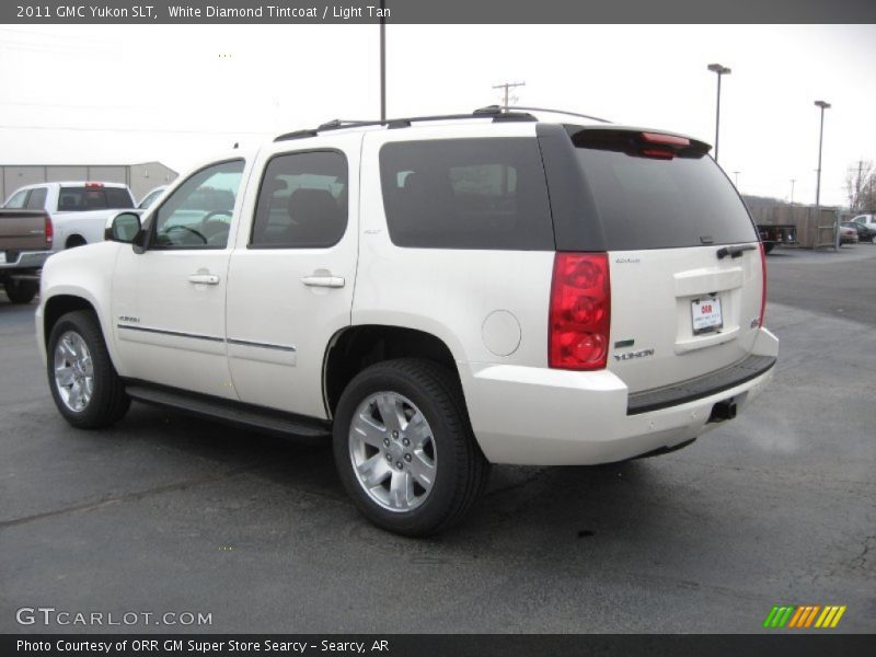 White Diamond Tintcoat / Light Tan 2011 GMC Yukon SLT