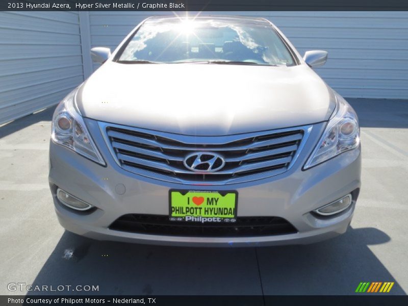 Hyper Silver Metallic / Graphite Black 2013 Hyundai Azera