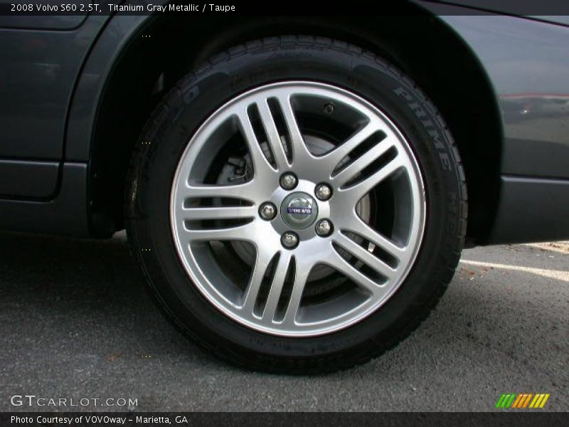 Titanium Gray Metallic / Taupe 2008 Volvo S60 2.5T