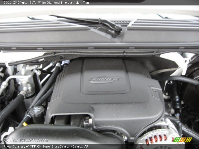 White Diamond Tintcoat / Light Tan 2011 GMC Yukon SLT