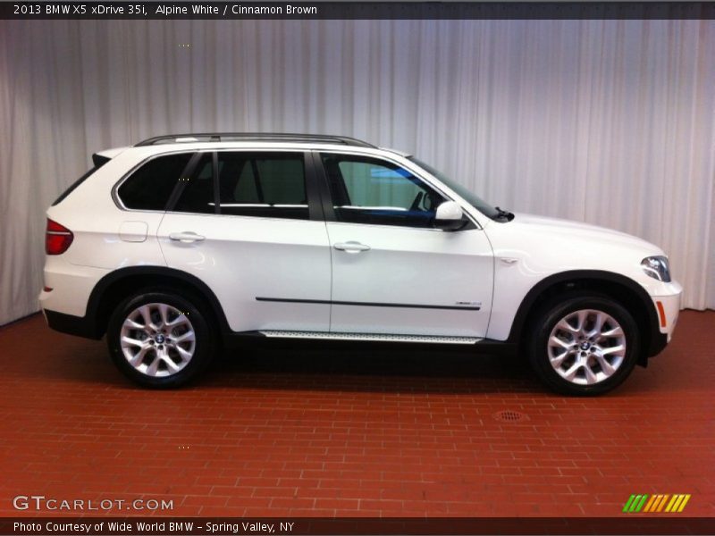 Alpine White / Cinnamon Brown 2013 BMW X5 xDrive 35i